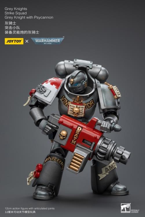 Warhammer 40K Grey Knights Strike Squad Grey Knight with Psycannon 1/18 Scale Figure