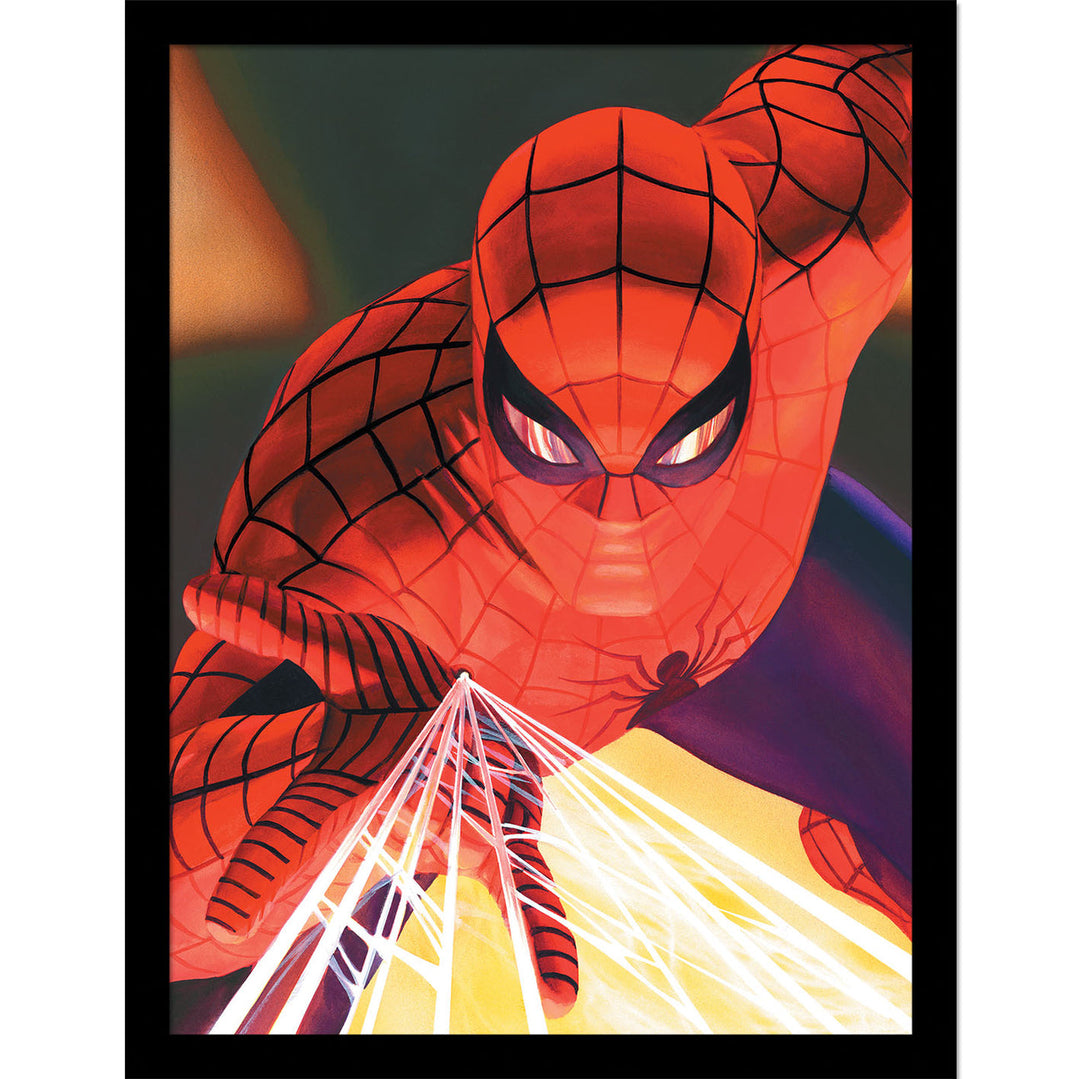 Marvel Comics Spider-Man (Web Shooting) Framed Collector Print - 30 x 40 cm
