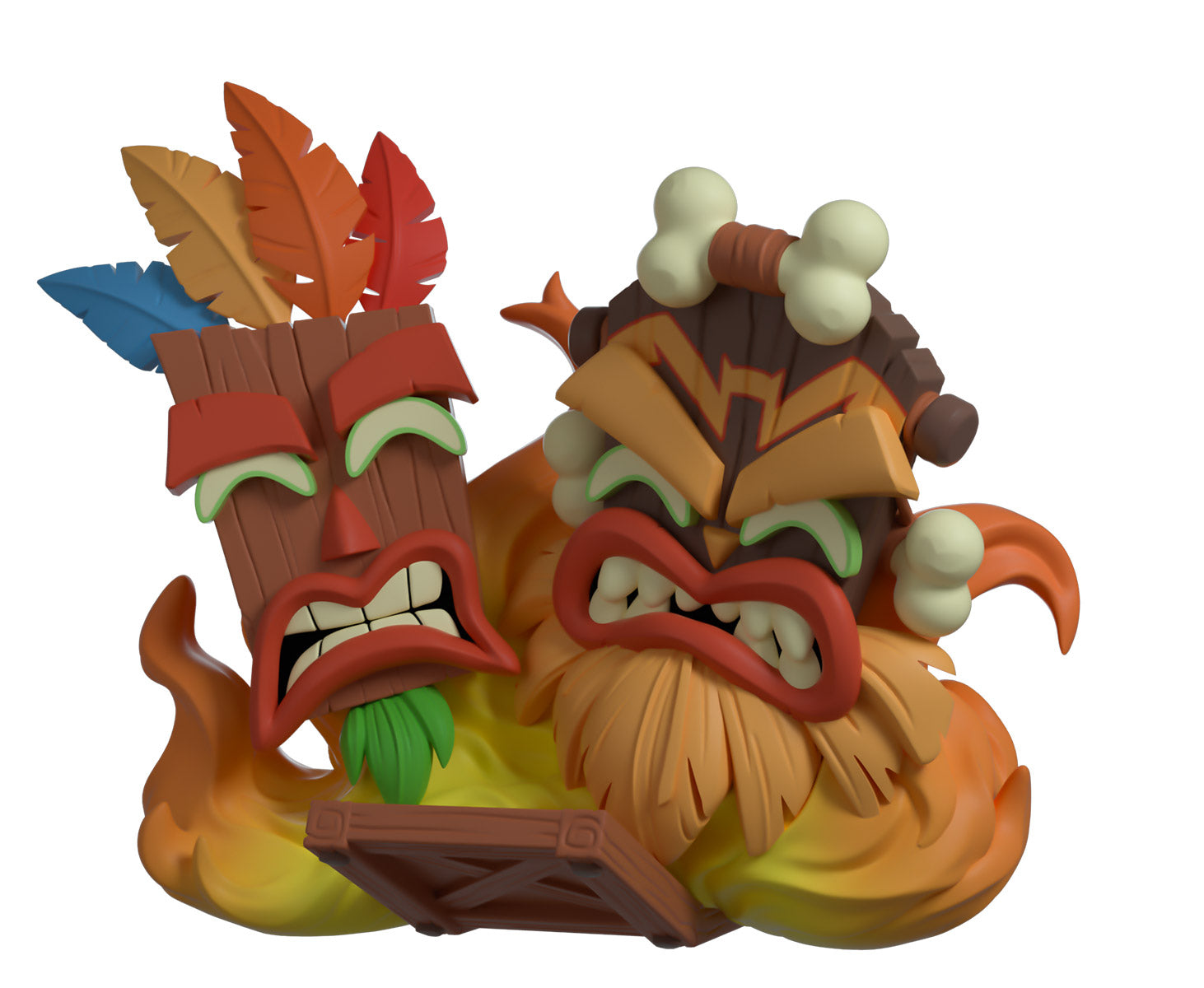 Youtooz Crash Bandicoot Aku Aku & Uka Uka Figure