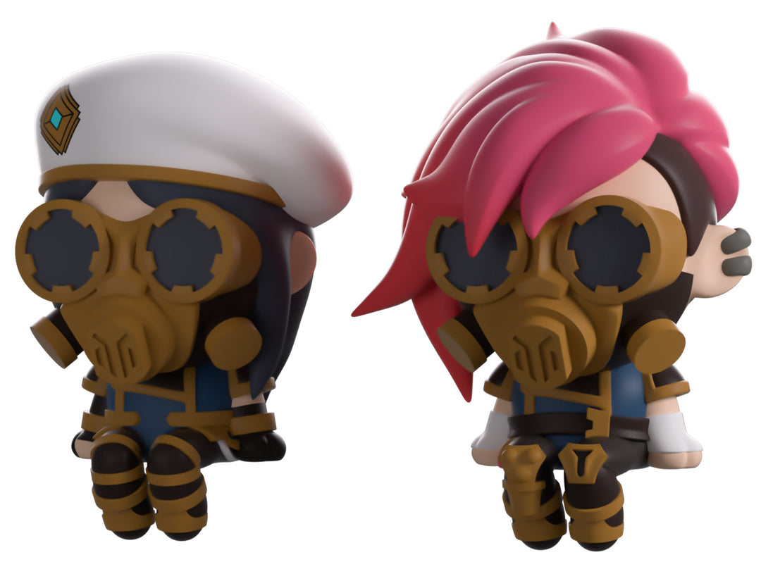 Youtooz Arcane Taskforce Caitlyn & Vi Monitor Buddiez Figures