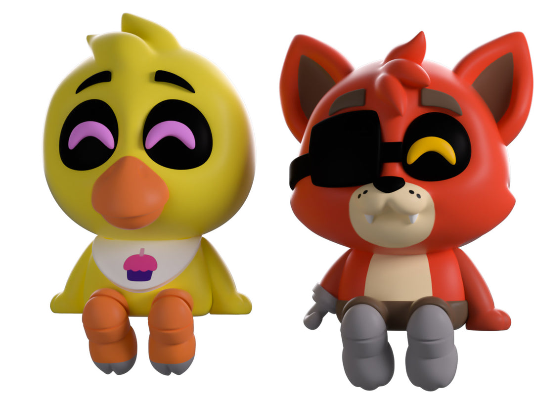 Youtooz Five Nights at Freddy's Chica & Foxy Monitor Buddiez Figures