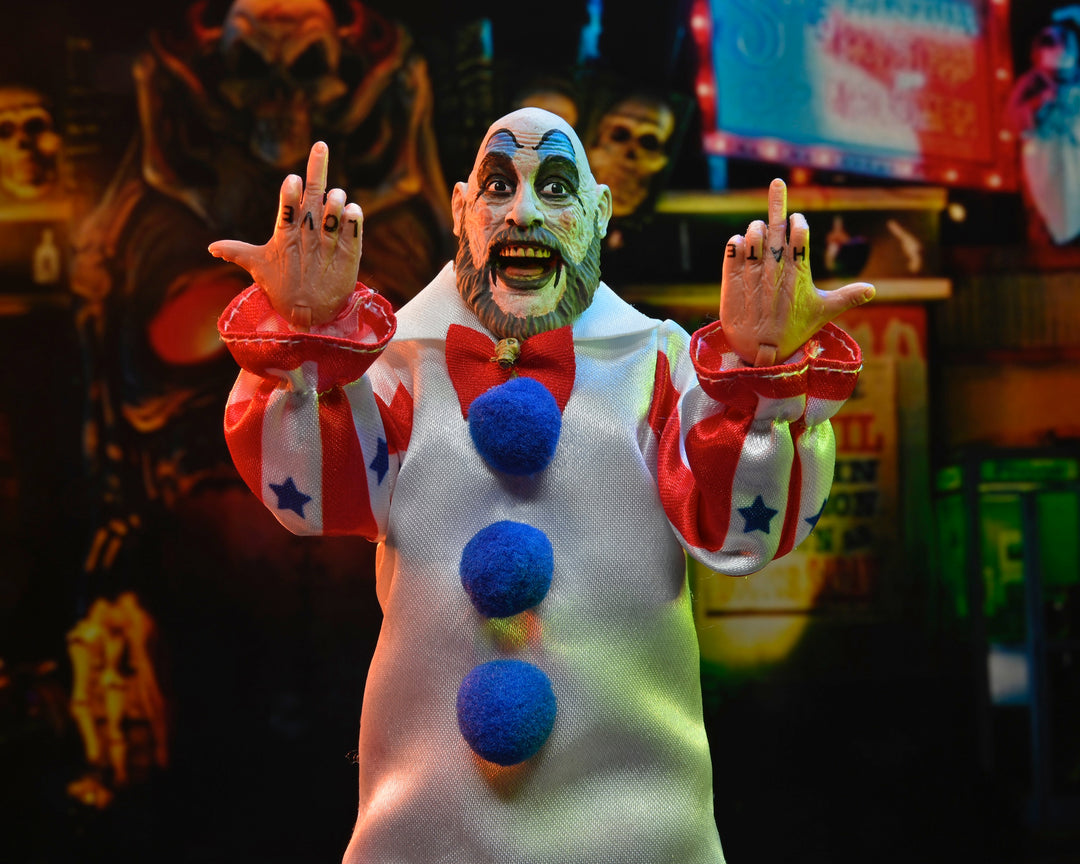 House Of 1000 Corpses Captain Spaulding 8" Clothed Action Figure