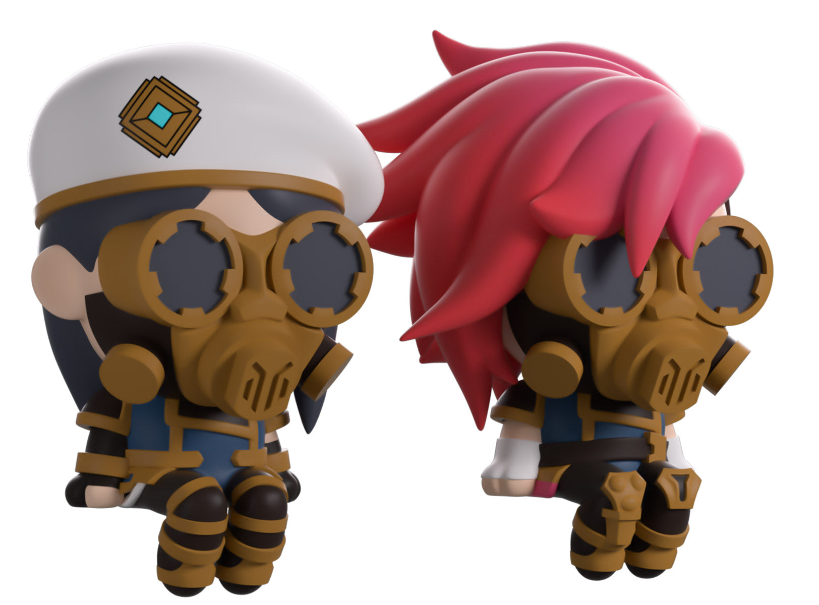 Youtooz Arcane Taskforce Caitlyn & Vi Monitor Buddiez Figures