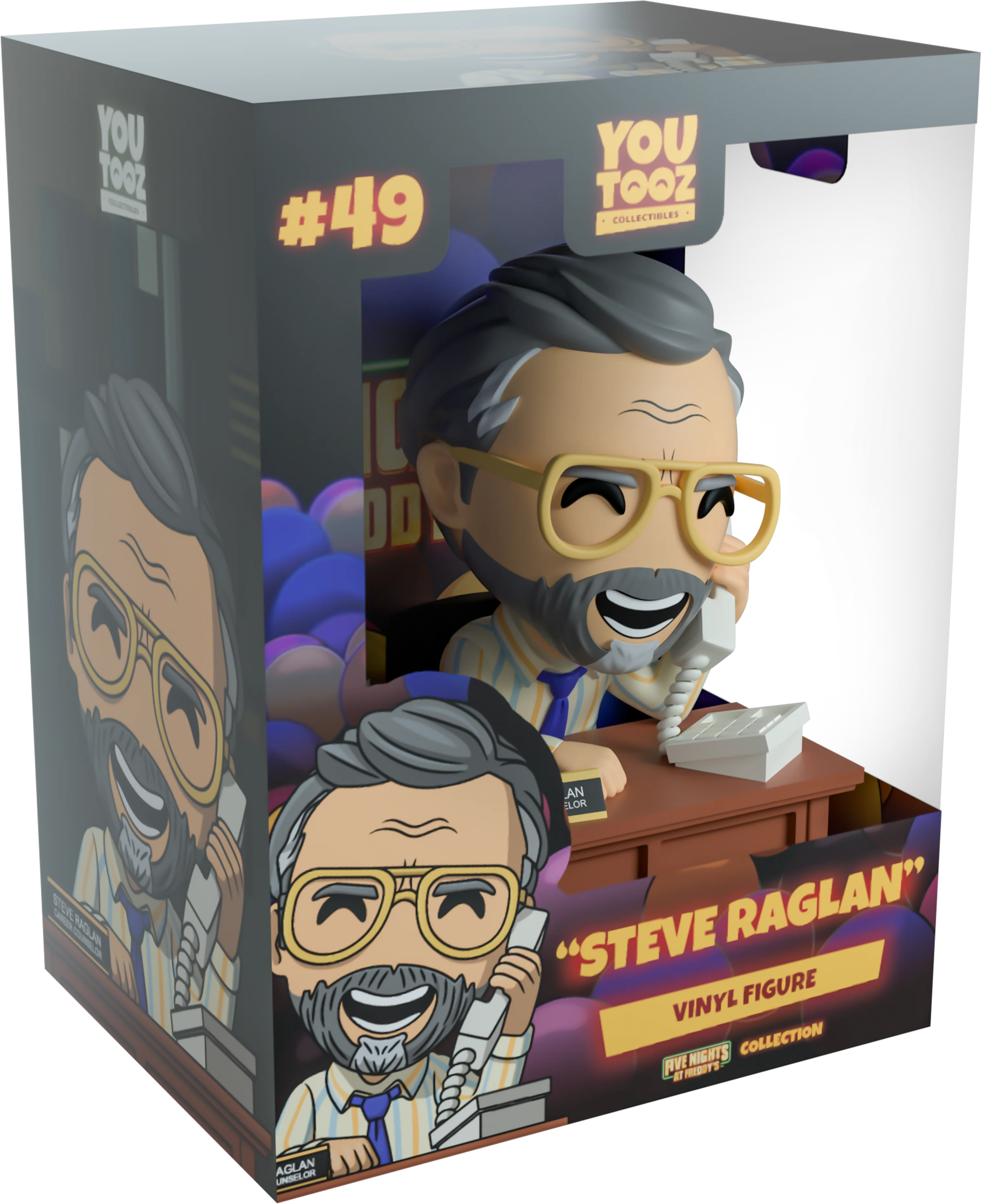 Youtooz Five Nights at Freddy's FNAF Movie Steve Raglan Figure