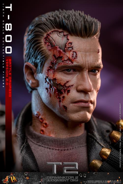 Hot Toys Terminator 2: Judgement Day DX46 T-800 (Battle Damaged Version 2.0) 1/6th Scale Figure