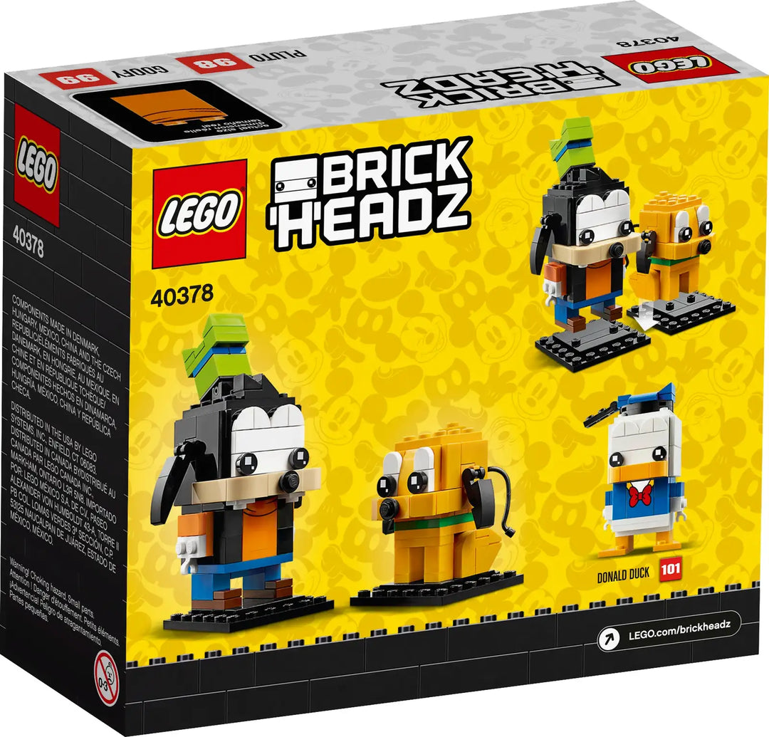 LEGO 40378 Brickheadz Disney Pluto & Goofy