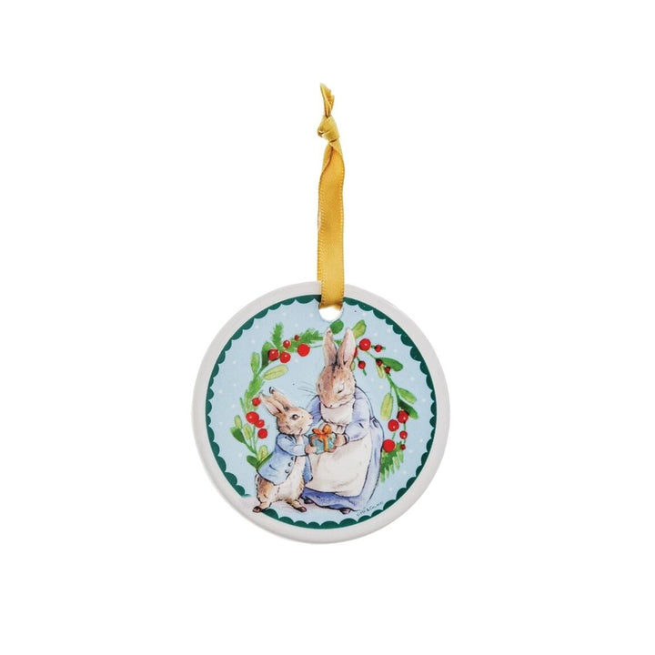 Official Beatrix Potter Peter Rabbit Ceramic Hanging Ornaments (Set of 4)