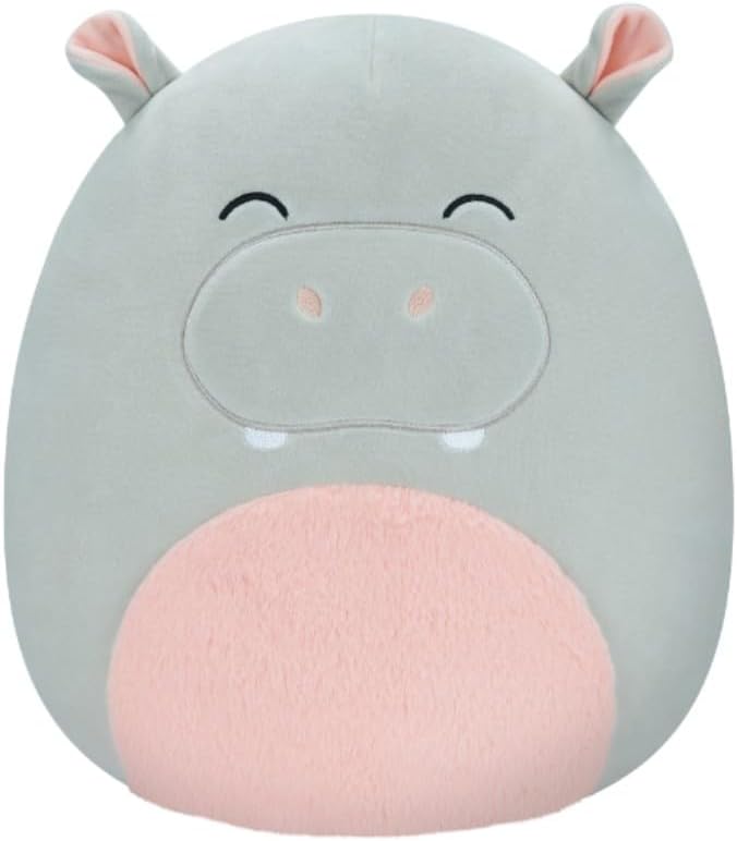 Squishmallows 12'' Harrison the Grey Hippo Plush