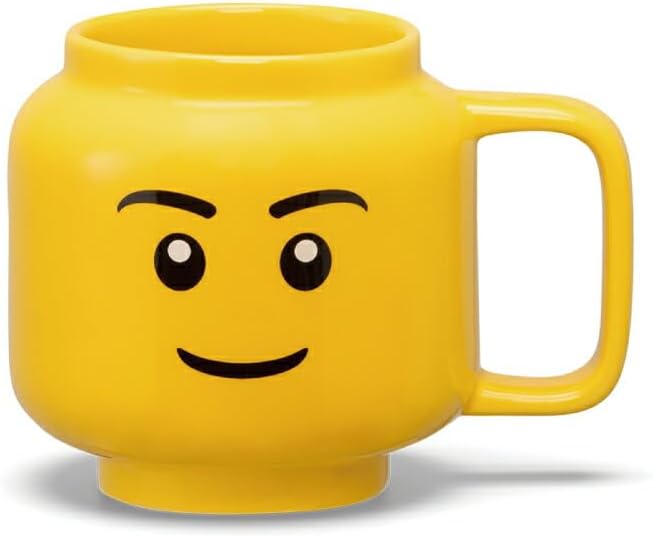 LEGO Small Minifigure Head Boy Ceramic Mug