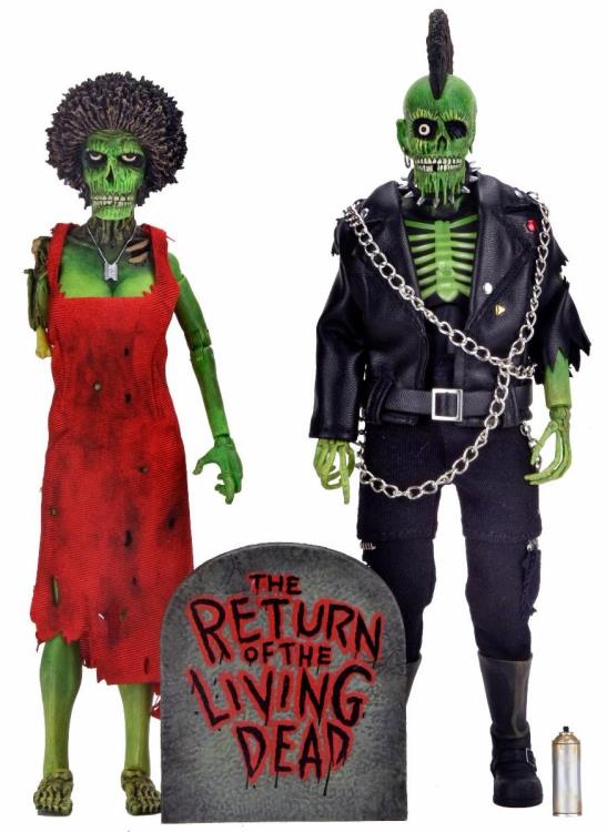 NECA The Return of the Living Dead Zombie Trash & Suicide Clothed 8" Action Figure Two-Pack