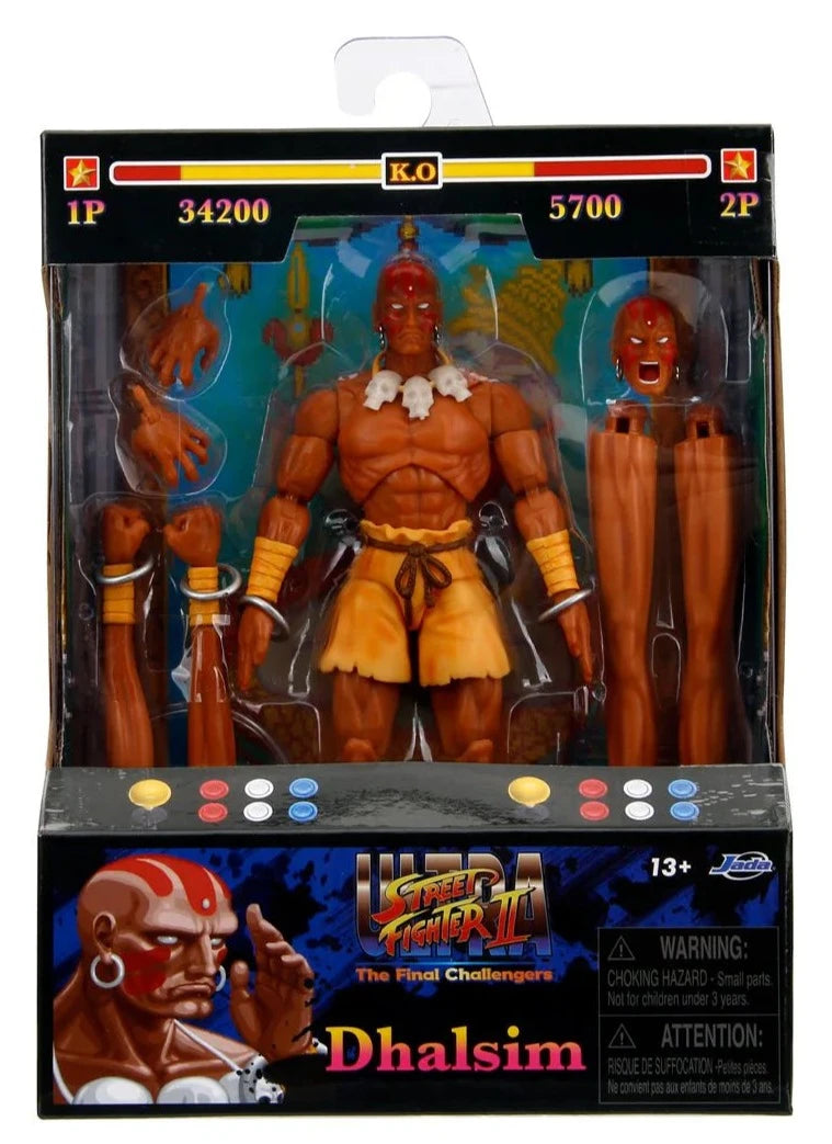 Ultra Street Fighter II The Final Challengers Dhalsim 6" Action Figure