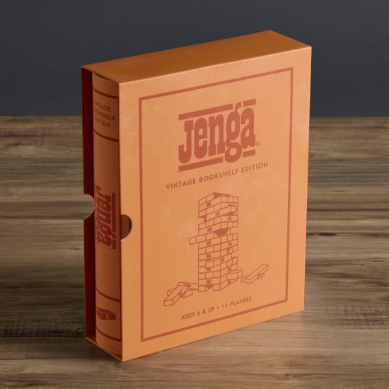 Jenga Vintage Bookshelf Edition