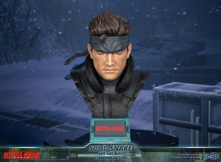 First4Figures Metal Gear Solid Solid Snake 1/1 Scale Life-Size Bust