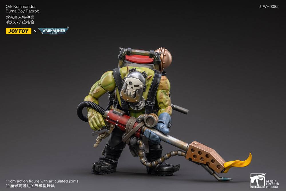 Warhammer 40K 1/18 Scale Ork Kommandos Burna Boy Ragrob