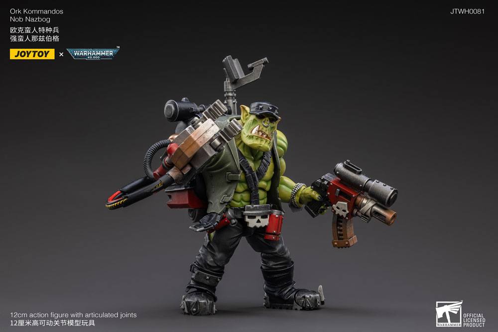 Warhammer 40K 1/18 Scale Ork Kommandos Nob Nazbog