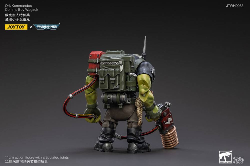 Warhammer 40K 1/18 Scale Ork Kommandos Comms Boy Wagzuk