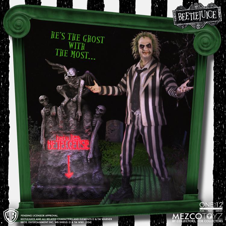 Mezco Beetlejuice (1988) One:12 Collective Beetlejuice Deluxe Edition