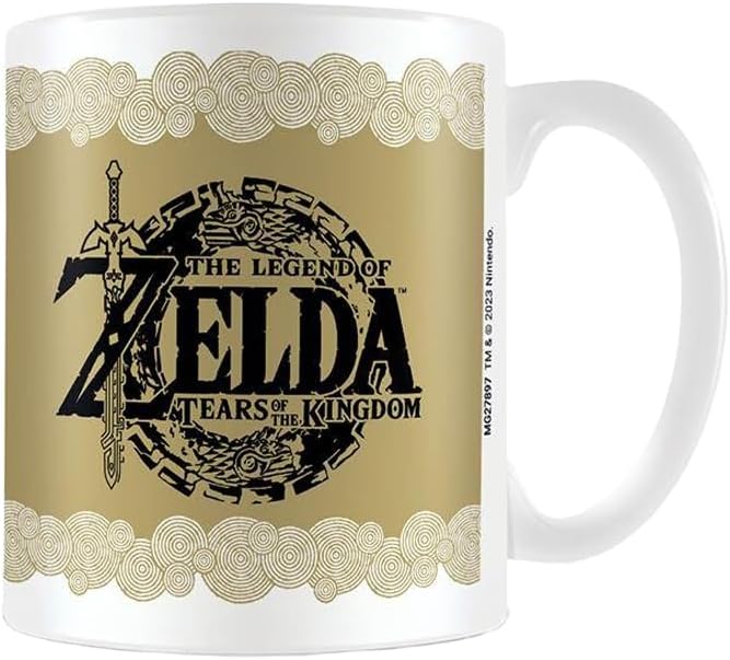 The Legend Of Zelda: Tears of the Kingdom Gold Coffee Mug - DELETE