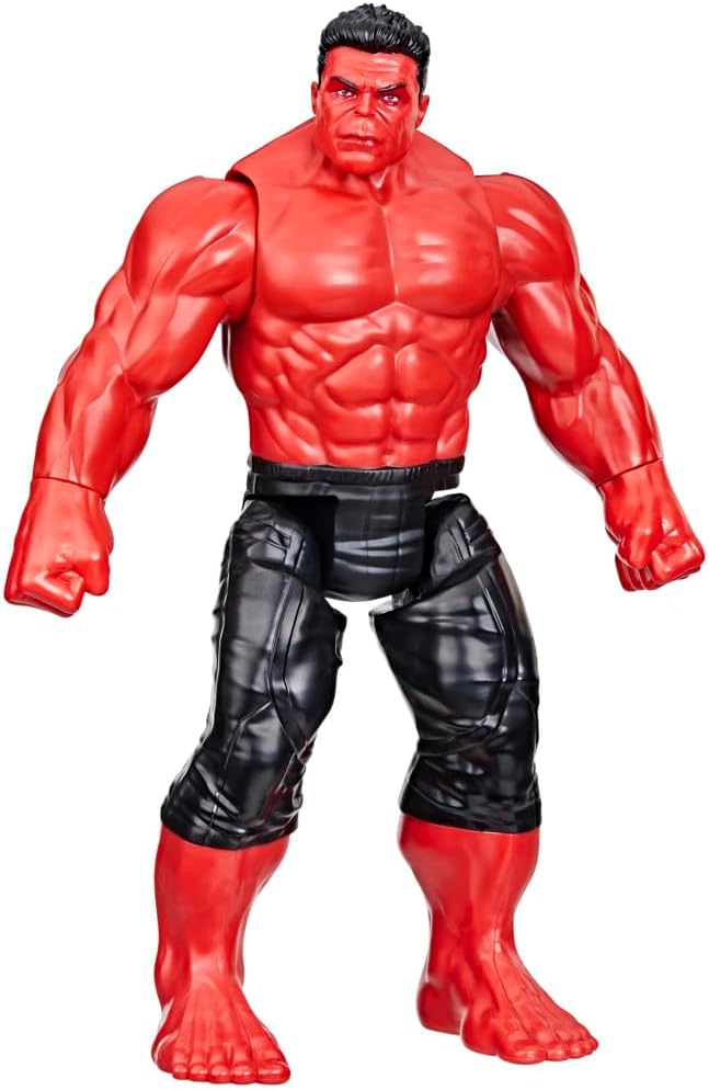 Captain America Brave New World Titan Hero Series Deluxe Red Hulk Action Figure