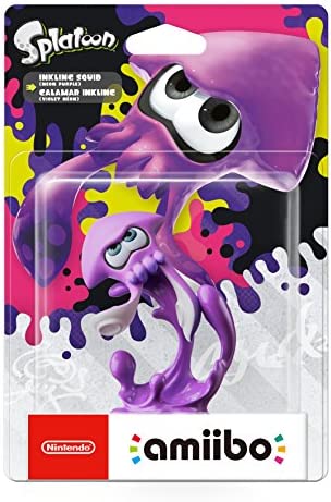 Nintendo Amiibo Character - Inkling Squid Neon Purple (Splatoon 2)