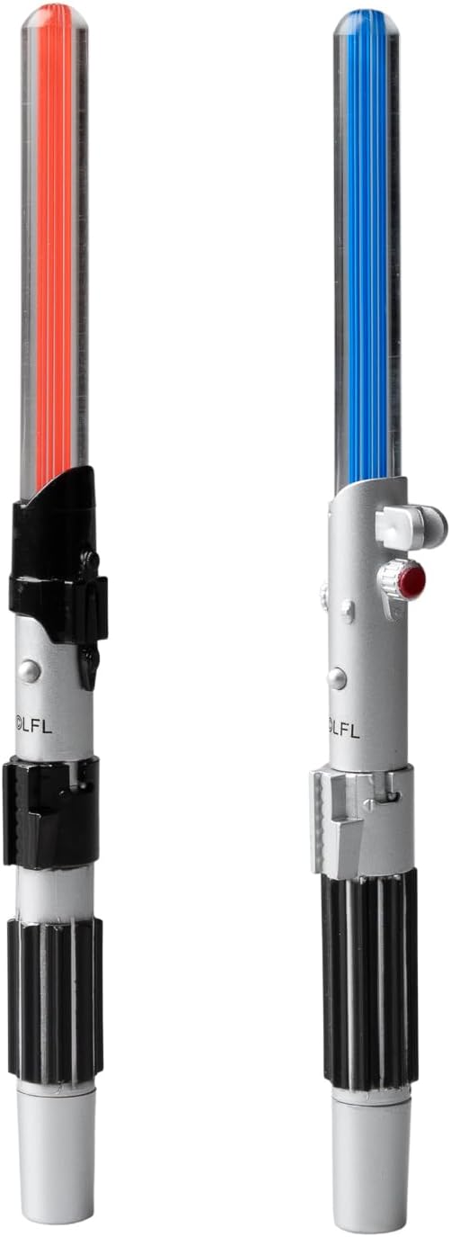 Star Wars Light Up Lightsabers Pens Darth Vader & Luke Skywalker 2 Pack