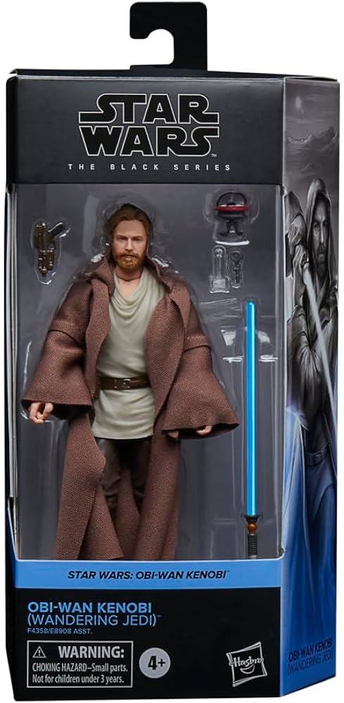 Star Wars: The Black Series Obi-Wan Kenobi (Wandering Jedi) 6" Action Figure - Infinity Collectables 