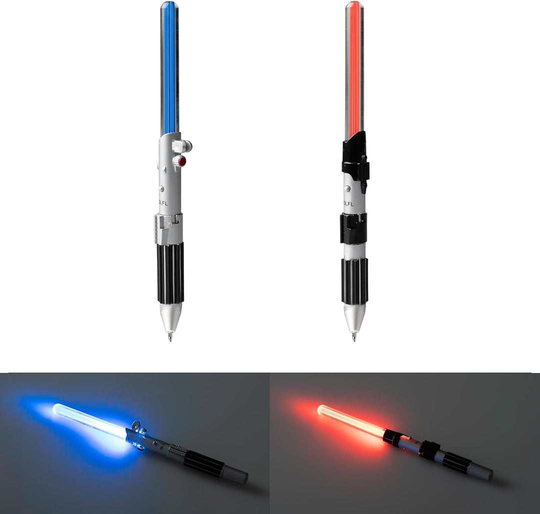 Star Wars Light Up Lightsabers Pens Darth Vader & Luke Skywalker 2 Pack