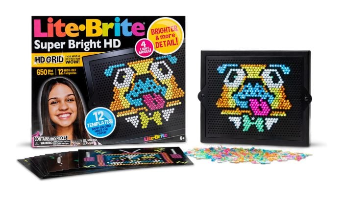 Lite-Brite Super Bright HD Retro Light-Up Screen