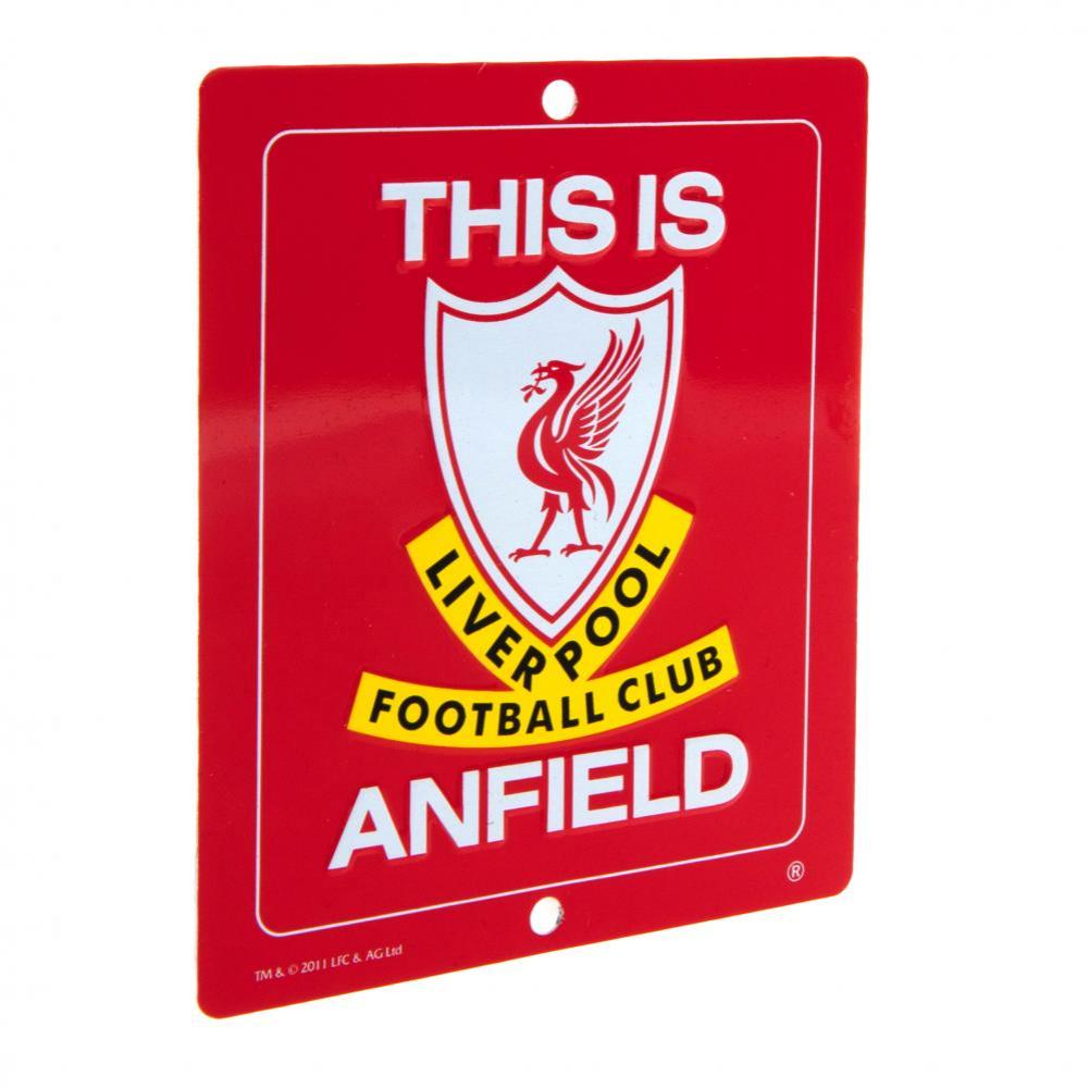 Liverpool FC This Is Anfield Window Sign