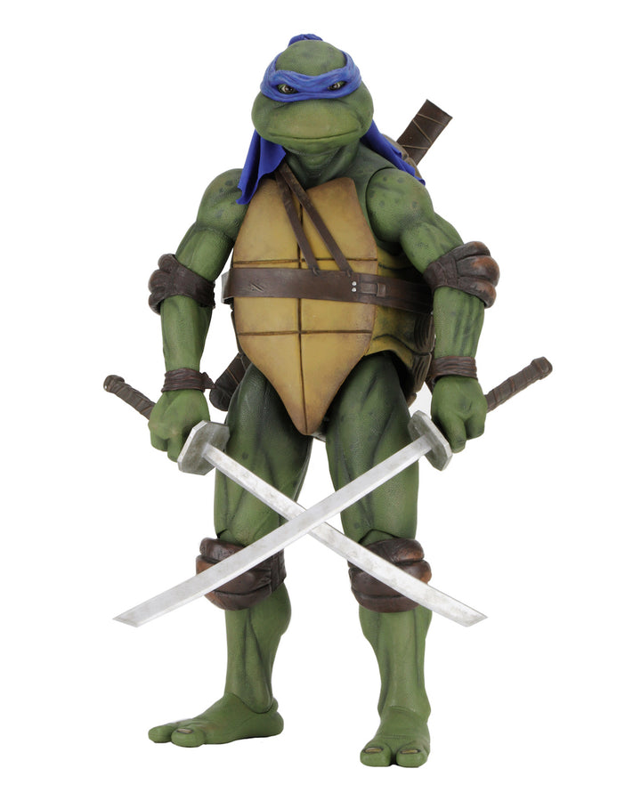 NECA Teenage Mutant Ninja Turtles (1990 Movie) Leonardo 1/4 Scale Action Figure
