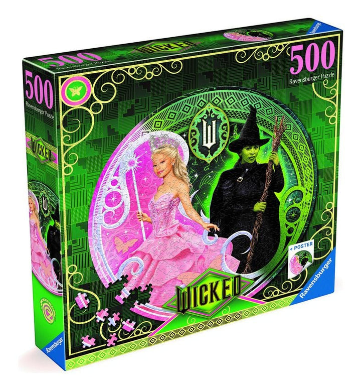 Wicked the Movie Circular 500 Piece Jigsaw Puzzle