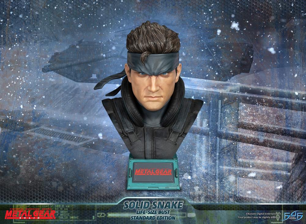First4Figures Metal Gear Solid Solid Snake 1/1 Scale Life-Size Bust