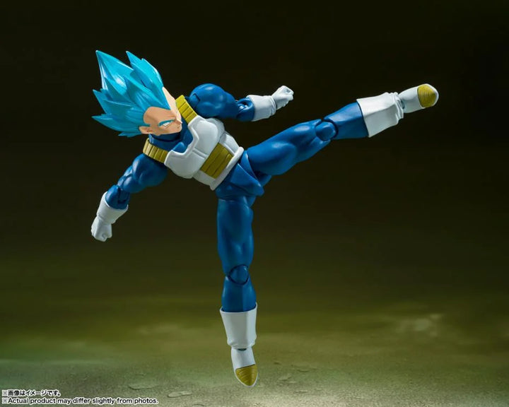 Dragon Ball Super S.H.Figuarts Super Saiyan God Super Saiyan Vegeta (Unwavering Saiyan Pride) Action Figure