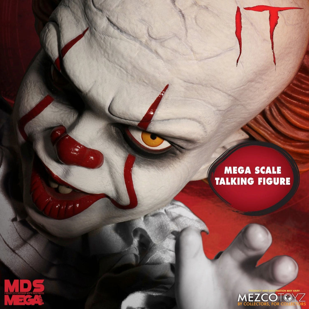 IT 2017 Pennywise 15" Mds Mega Scale Figure With Sound