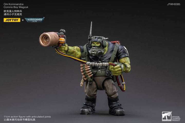 Warhammer 40K 1/18 Scale Ork Kommandos Comms Boy Wagzuk