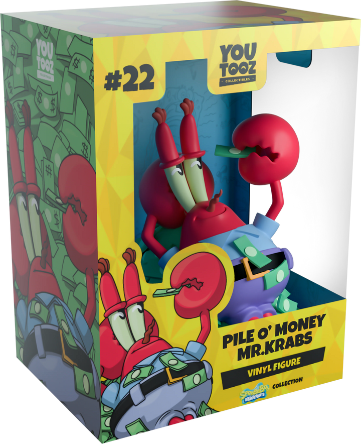 Youtooz Official Spongebob Squarepants Pile'O'Money Mr. Krabs Figure