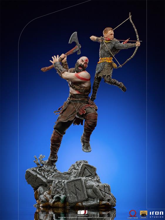 Iron Studios God of War Battle Diorama Series Kratos & Atreus 1/10 Art Scale Limited Edition Statue