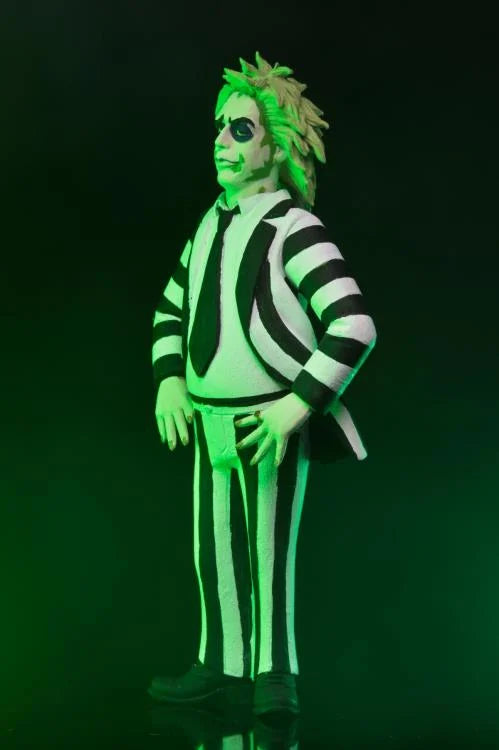 NECA Beeltejuice Beetlejuice Toony Terrors Beetlejuice and Delores Two-Pack Figures