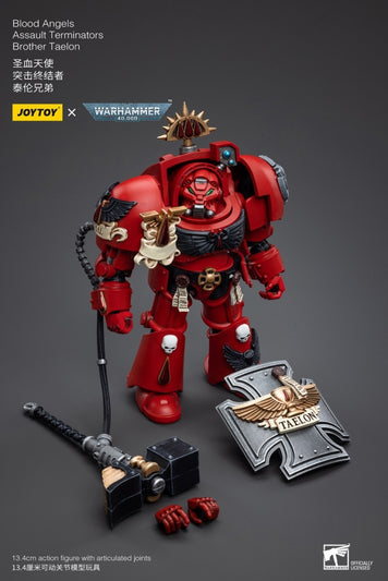 Warhammer 40k 1/18 Scale Blood Angels Assault Terminators Brother Taelon