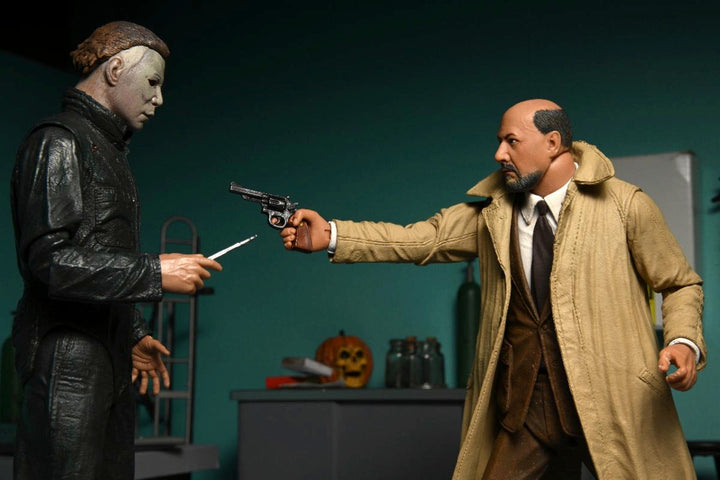 Halloween 2 Michael Myers And Dr Loomis Ultimate 2 Pack 7" Scale Action Figure