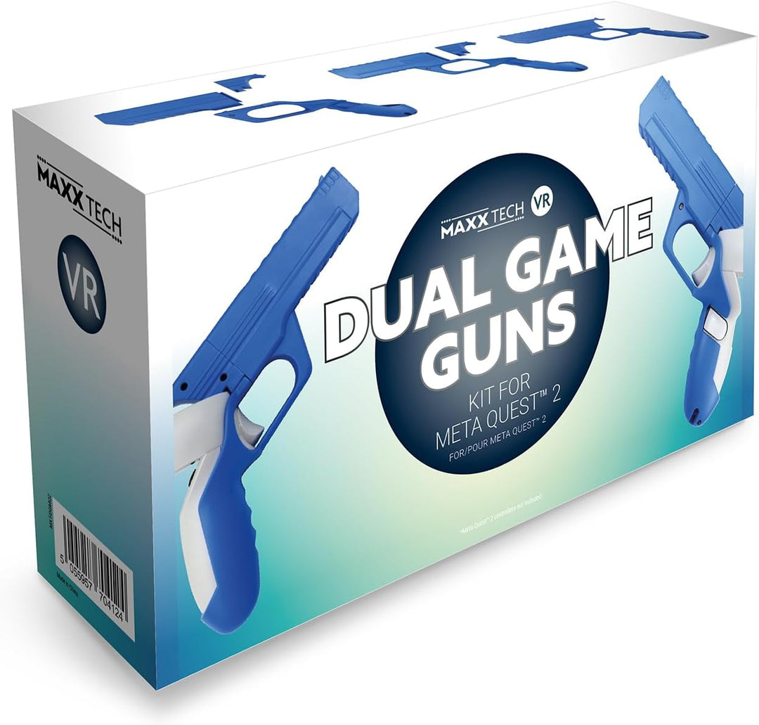 Maxx Tech VR Dual Gun Game Kit (Meta Quest 2)