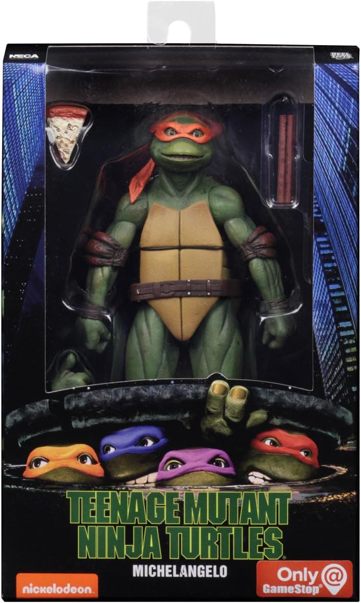 NECA Teenage Mutant Ninja Turtles 1990 Movie 7” Action Figure Turtles (4)Bundle