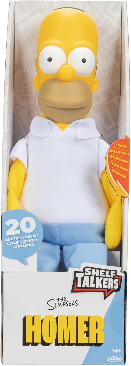 The Simpsons Shelf Talkers Homer Simpson Talking 12" Figure