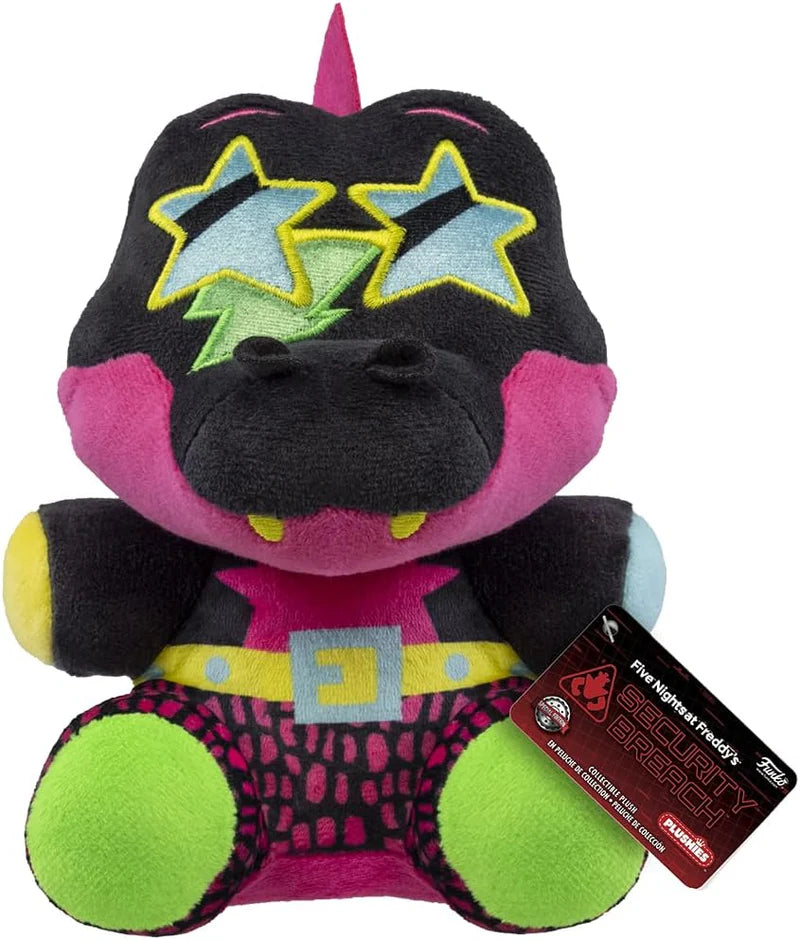 Five Nights at Freddy's Security Breach Blacklight Montgomery Gator 7" Funko Plush