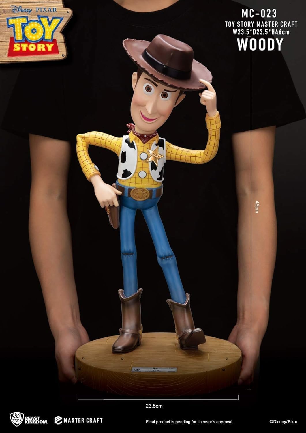 Beast Kingdom Disney Pixar Toy Story Woody Master Craft 1/4 Scale Statue