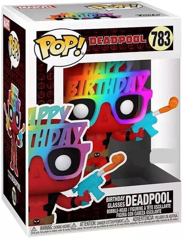 Deadpool Birthday Glasses Deadpool 30th Anniversary Funko POP! Vinyl Figure