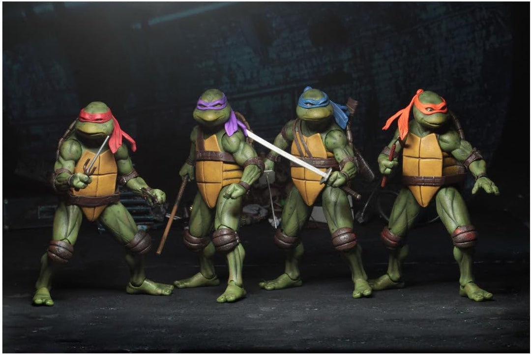 NECA Teenage Mutant Ninja Turtles 1990 Movie Michelangelo 7” Action Figure *Pending