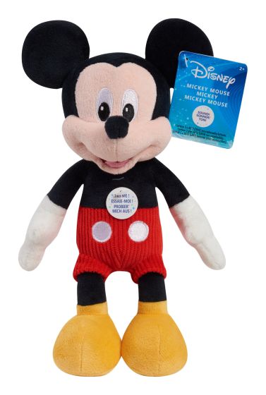 Disney Mickey Mouse Small 10" Plush with Sounds