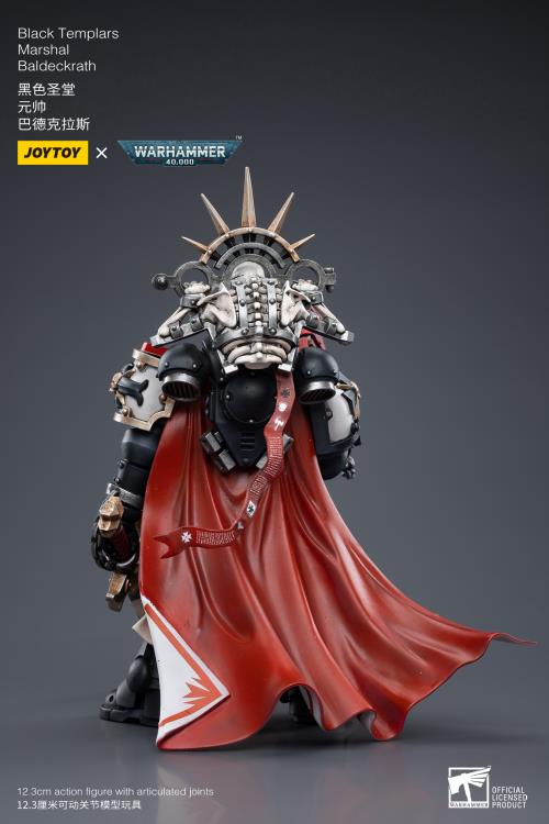 Warhammer 40K Black Templars Marshal Baldeckrath 1/18 Scale Figure