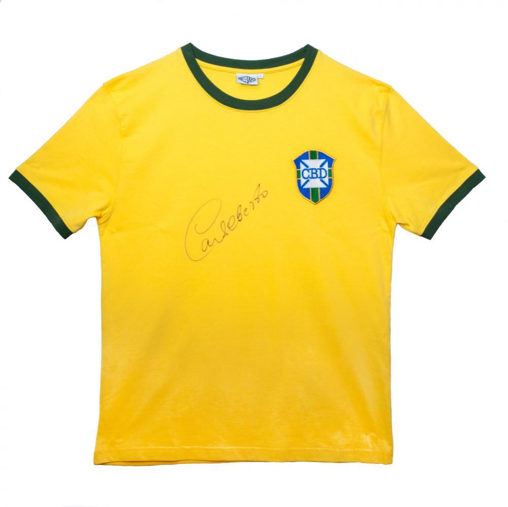 Brazil 1970 Carlos Alberto Signed Shirt